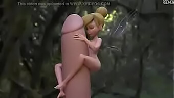 3d Animácia Intenzívneho Sexuálneho Stretnutia Tinker Bell