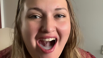 Pov Video Of A Wife Giving A Deepthroat Blowjob And Enjoying The Taste