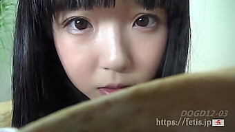 Japanese Teen Sniffing Her Own Panties In Fetish Video