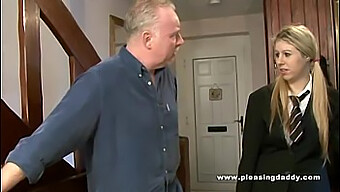 Two Mature British Men Indulge In A Messy Threesome With A Young Vagina