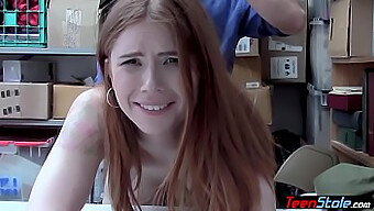 Teen Thief Gets Punished With Oral And Cock Pounding