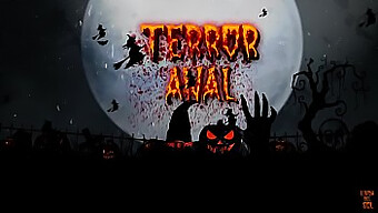 Halloween Natt Anal Terror Med En Ekte Pornostjerne