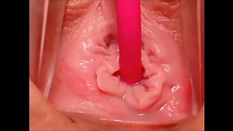 Intense Close-Up View Of Vaginal Orgasmic Contractions In 1:58