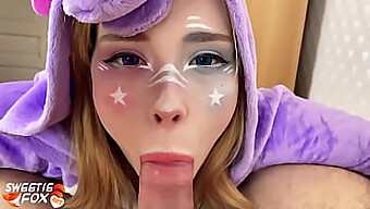 Big Ass Unicorn Babe Gives A Blowjob And Gets Fucked Hard - Pov Video