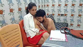 Indian Teen With Big Nipples Gets Her Pussy And Tits Fucked By Her Teacher