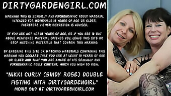 Dirty Gardengirl And Nikki Curly Get Down And Dirty With Some Intense Anal Fisting