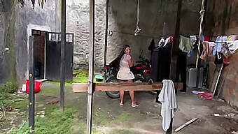 Public Schoolgirl Gets Caught By Teacher And Seduced In The Backyard