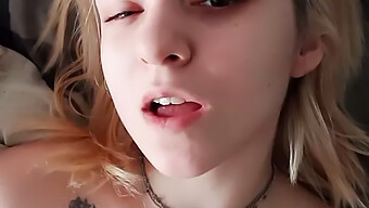 Russian Teen'S Intense Solo Session With Explosive Orgasm