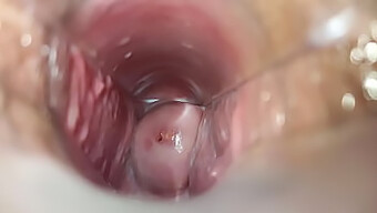 Intense Ejaculation Within The Vagina Captured Up Close