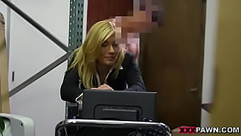 Blonde Milf Gets A Hardcore Pounding In The Office