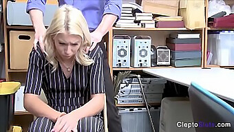 Blonde Teen Gets Punished For Stealing With Oral And Anal Sex