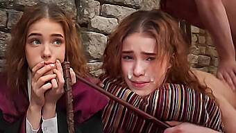 Hermione'S Magical Mishap Leads To Steamy Encounter With Hung Coed