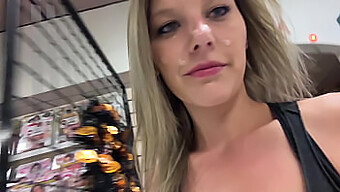 Hot Gloryhole Action Med Mya Lane Og En Spændende Cum Walk