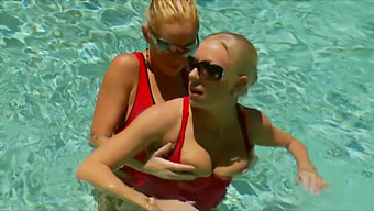 Britney Brooks'S Poolside Rendezvous Captured On Mobile