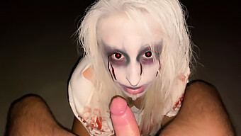 German Amateur Wife Seeks Sperm In Halloween-Themed Video