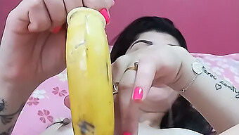 Homemade Masturbation With A Banana