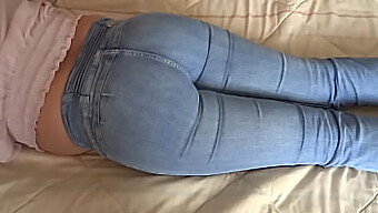 Mature Latina Wife Flaunts Her Big Ass In Jeans And Lingerie