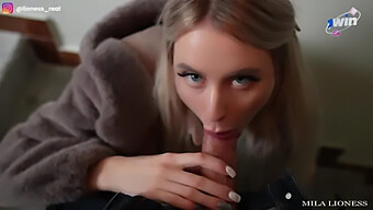 Pov Oral Sex In A Public Place With Mila Lioness