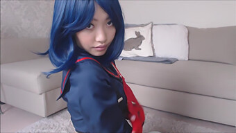 Ryuko Matsui Se Diverte Sozinha Com Um Dildo