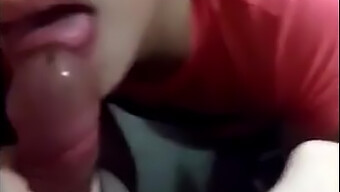 Jiran Amatur Memberikan Saya Blowjob Di Bilik Mandi