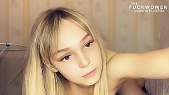 观看年轻女孩在这个snapchat视频中接受内射