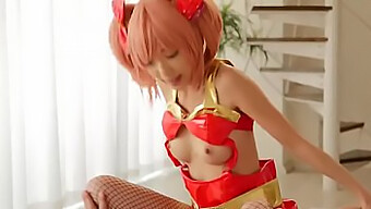 Teen 18+ Babe Mika A In Cinderella Cosplay Gets Japanese Jougasaki