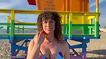 Curvy Jewish Milf'S Spontaneous Encounter With A Stranger At The Beach Leads To Passionate Public Sex