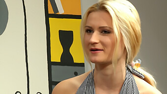 Castingcouch Zum Ersten Mal Für Eine Zaghafte Blondine Aus Kleinstadt